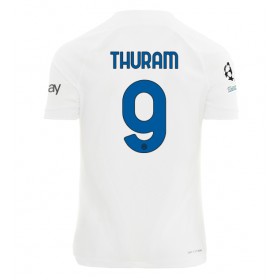 Inter Milan Marcus Thuram #9 Borta Kläder 2023-24 Kortärmad